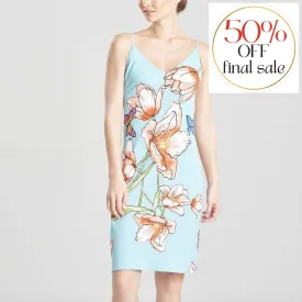 Natori Wild Poppy Chemise in Sea Glass R73009