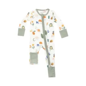 Nature ABC's 2 Way Zipper Romper