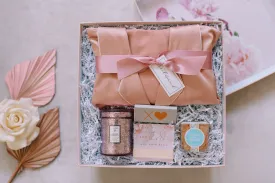 Pajama Thank You Bridesmaid Box in Blush