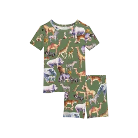 Posh Safari - Basic Short Sleeve & Short Length Pajama