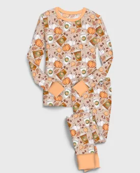 [Pre Order] Fabulous Fall Pumpkin Spice - Bamboo Long Sleeve Lounge Set (EST SHIP LATE OCT)