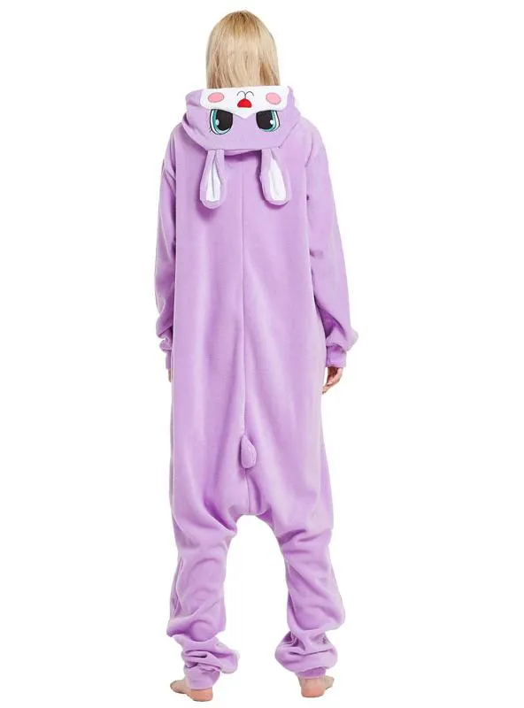 PURPLE RABBIT ANIMAL PAJAMA KIGURUMI CARTOON