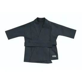 Ramie Baby/Kid Kimono - Charcoal