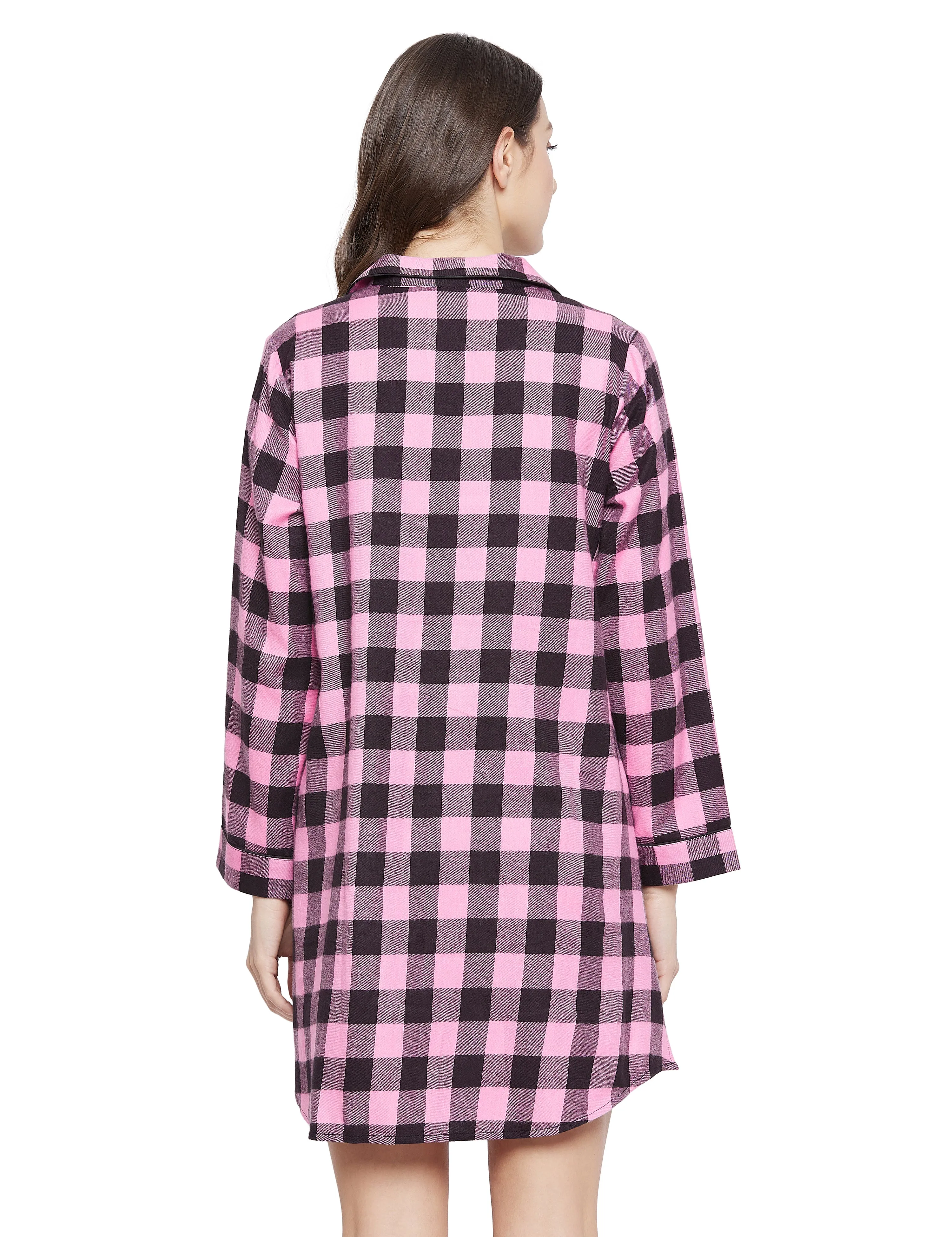 Rossi Cotton Brushed Flannel Sleep Shirt