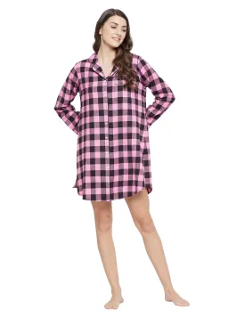 Rossi Cotton Brushed Flannel Sleep Shirt