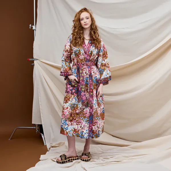 Sage x Clare - Aisha Cotton Robe