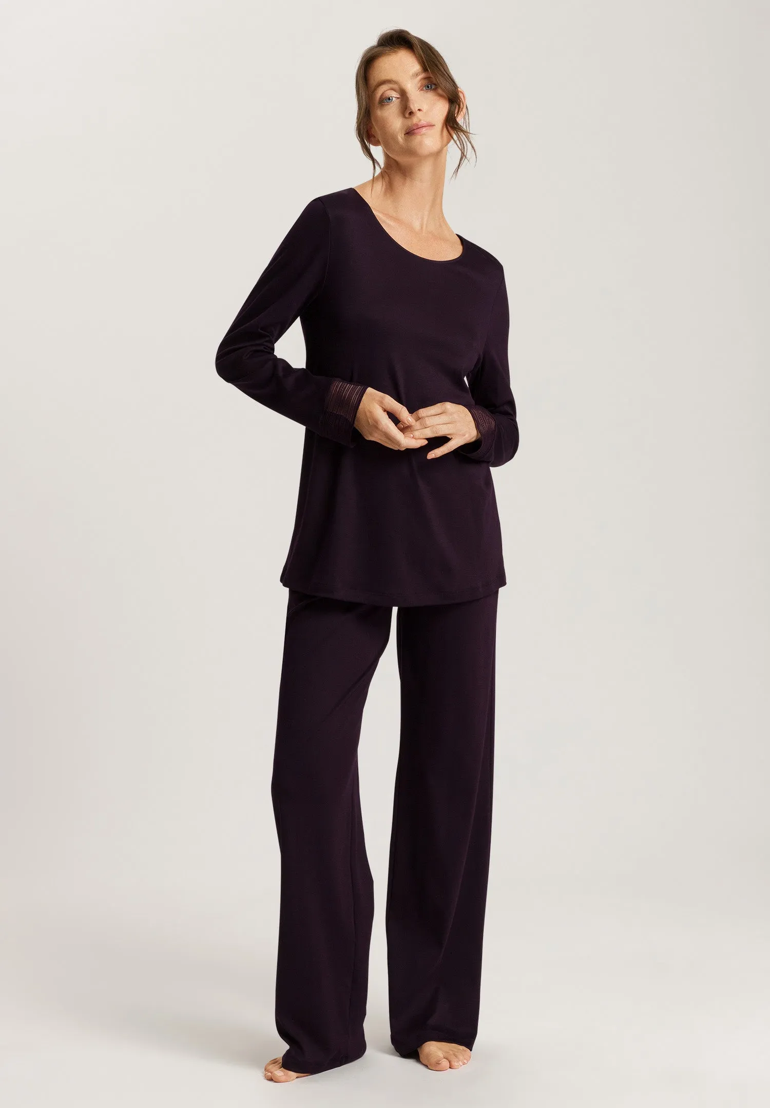 Sophie Long Sleeve Pajama Set | Dark Acai 74879-1478