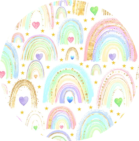 Sweet Summer Rainbow Love - Bamboo Long Sleeve Lounge Set