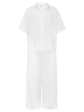 The 05 Linen Short Sleeve Long Set