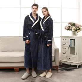 Unisex Plush Bathrobe