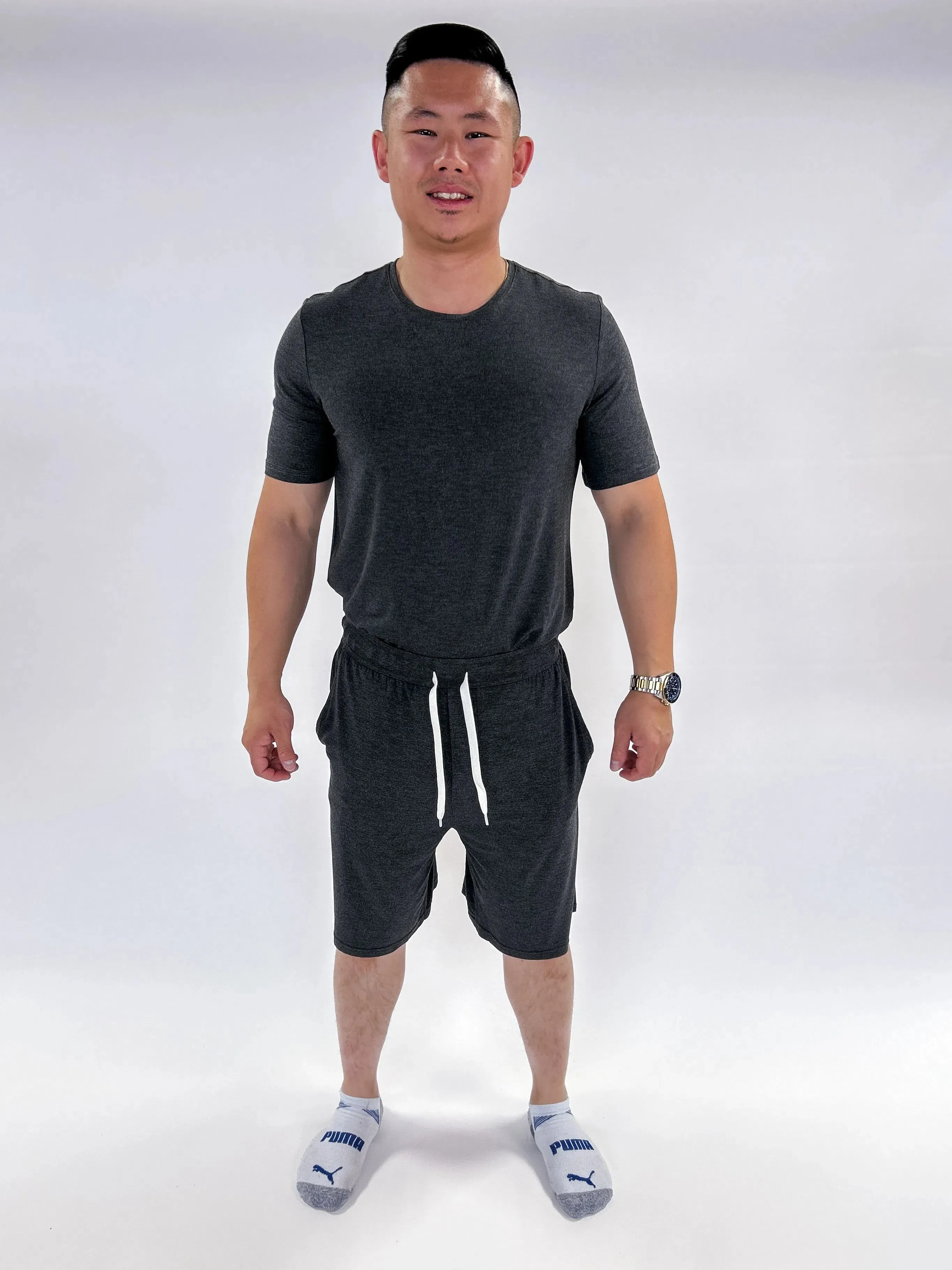 Unisex Shorts Bamboo | Charcoal