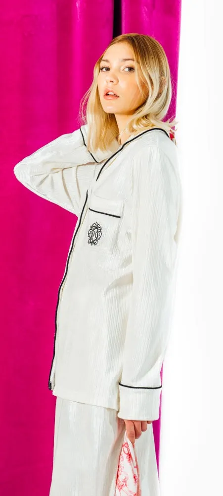 VELVET WHITE PAJAMA