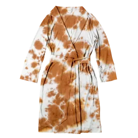 Viscose Organic Cotton Womens Robe - Red Rocks