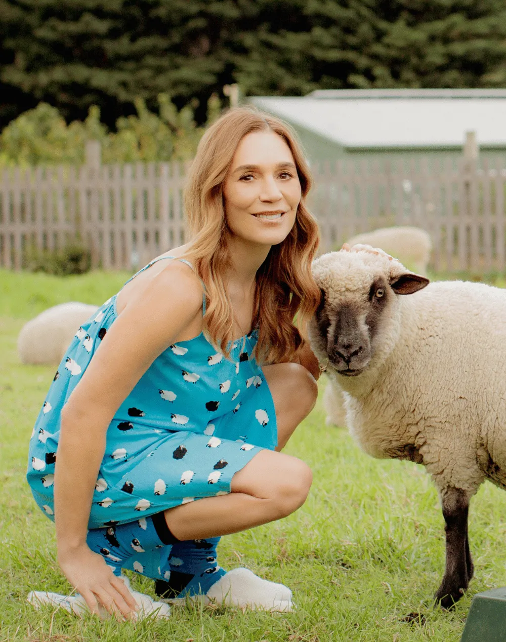 WOMENS BLACK SHEEP BAMBOO SLEEP NIGHTIE