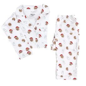 Women's Long Sleeve Pajama Set in Cookie Craze Christmas Edition