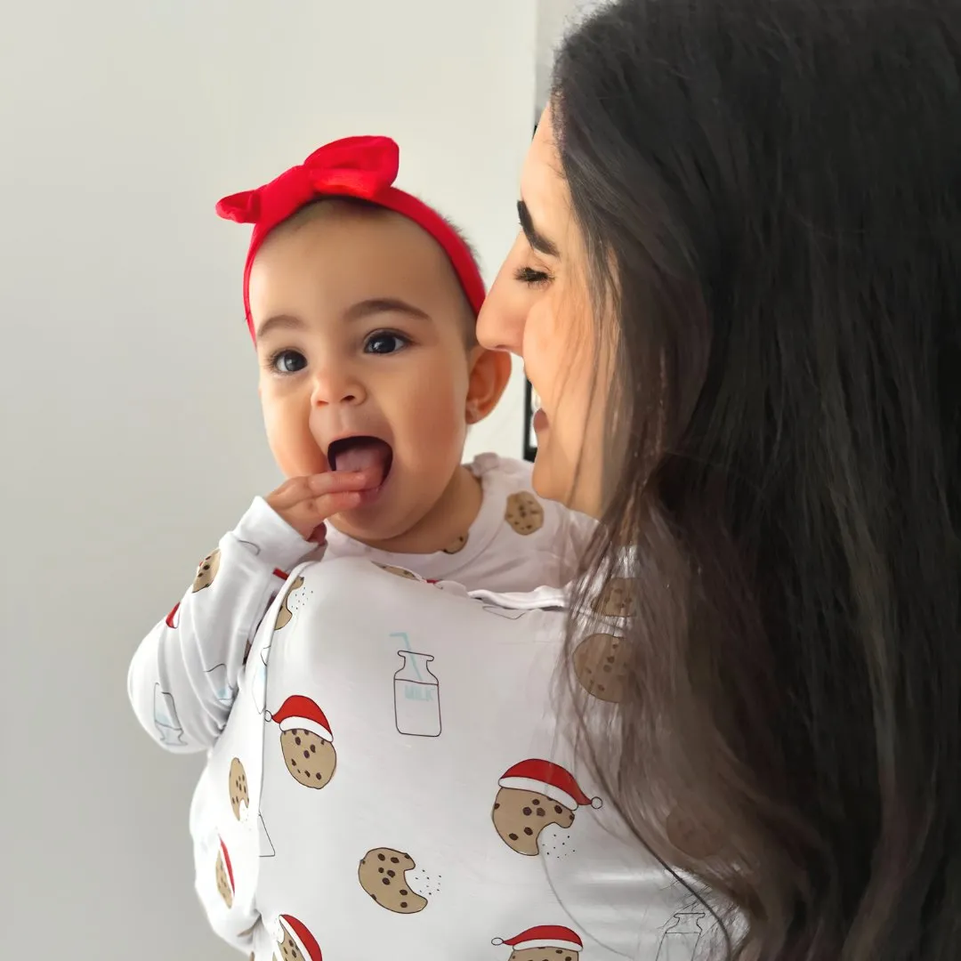 Women's Long Sleeve Pajama Set in Cookie Craze Christmas Edition