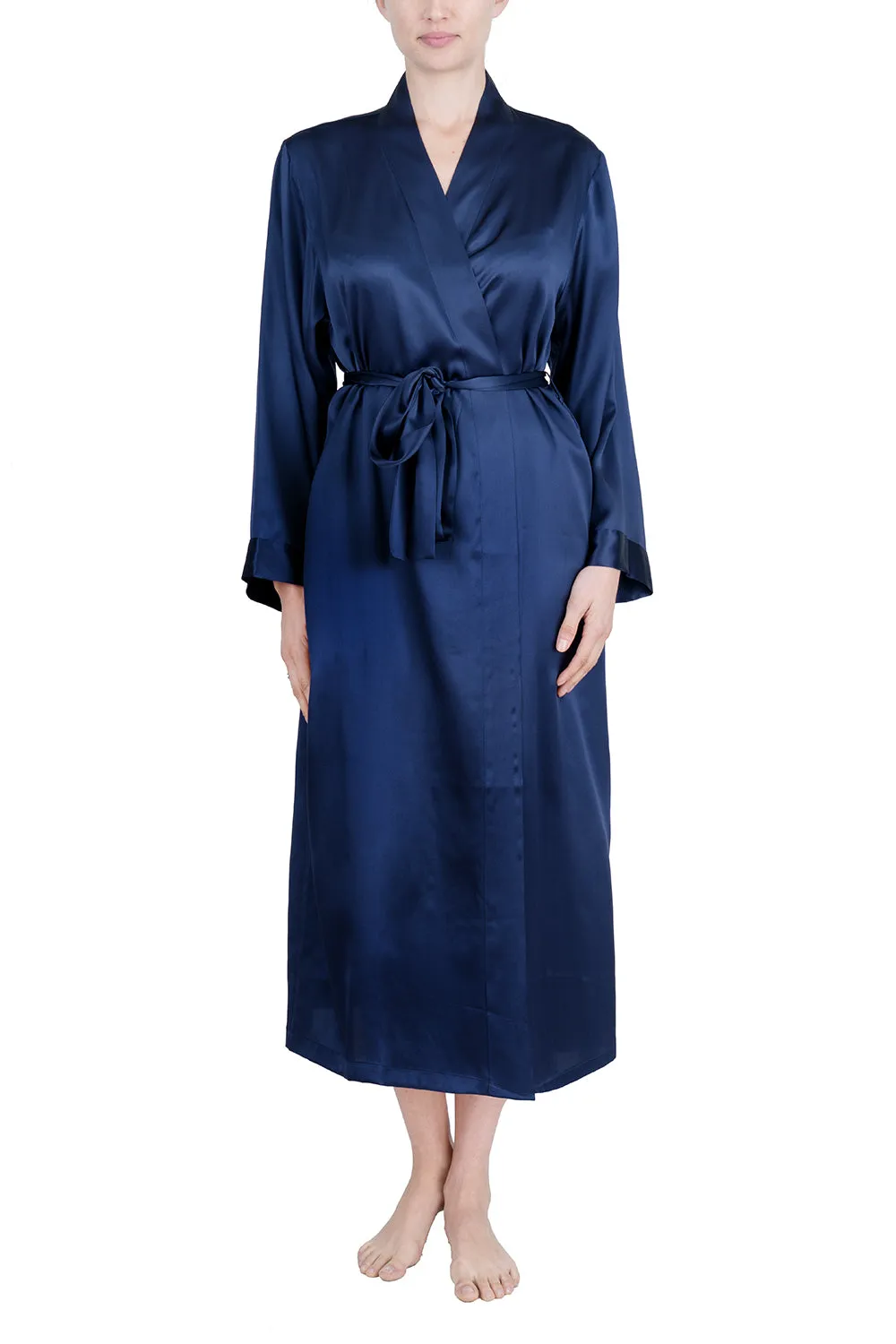 Women's Silk Sleepwear 100% Silk Long Robe