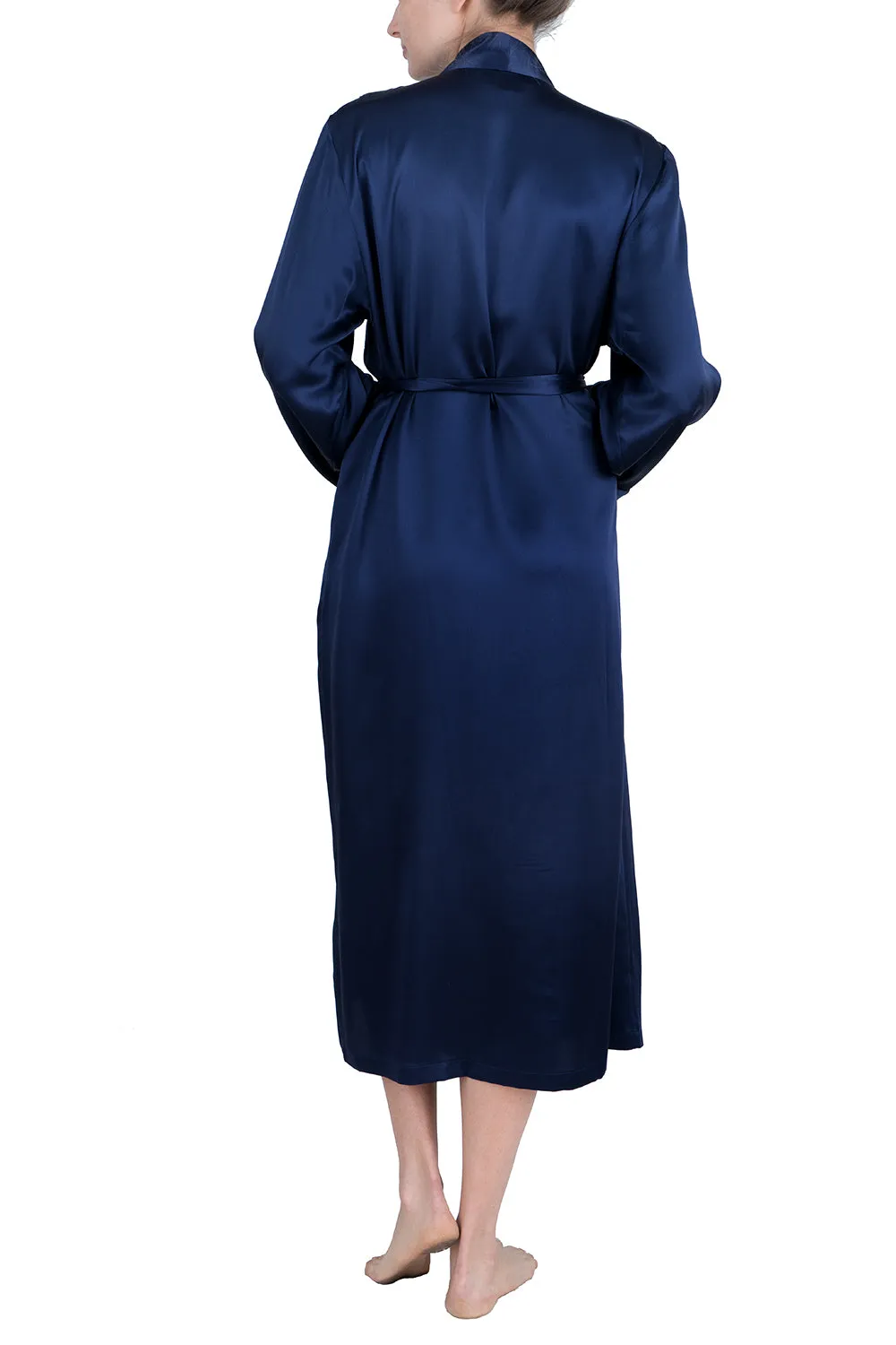 Women's Silk Sleepwear 100% Silk Long Robe