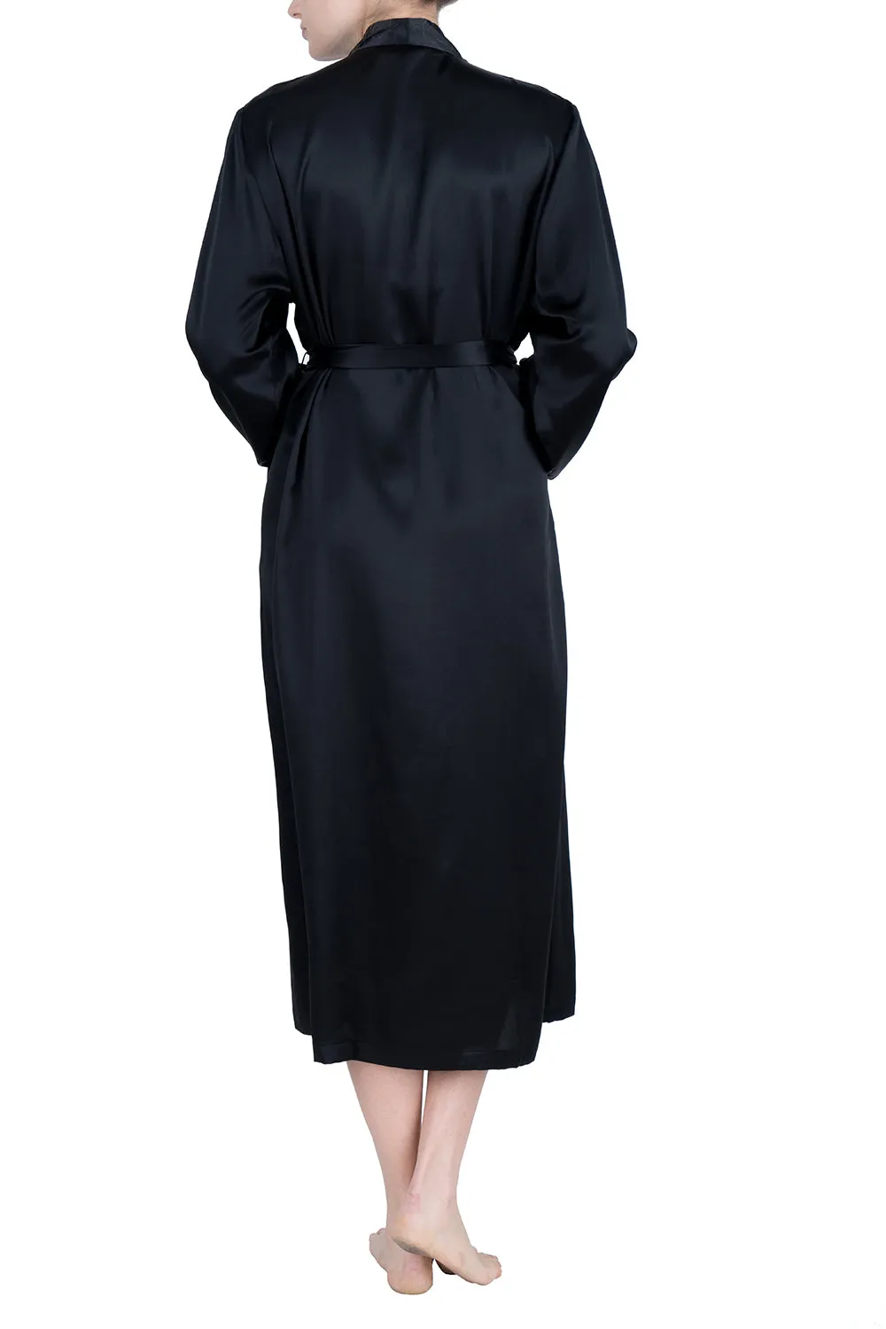 Women's Silk Sleepwear 100% Silk Long Robe