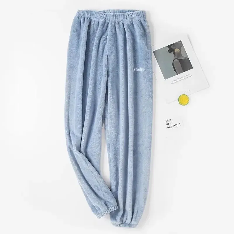 Women’s Warm Velvet Fleece 2-Piece Set - Cozy Pullover & Pants