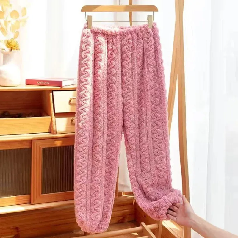 Women’s Warm Velvet Fleece 2-Piece Set - Cozy Pullover & Pants