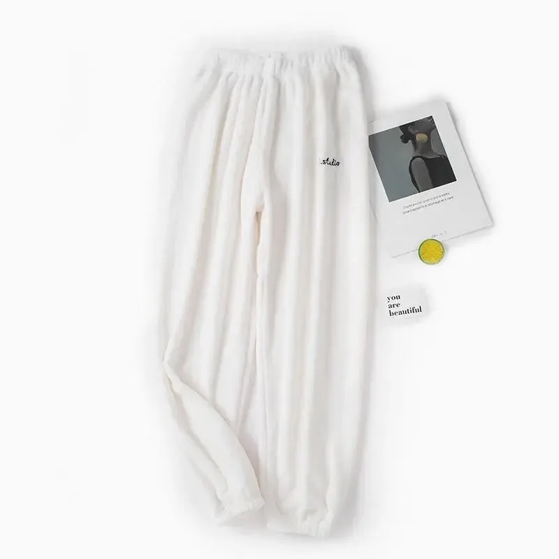 Women’s Warm Velvet Fleece 2-Piece Set - Cozy Pullover & Pants