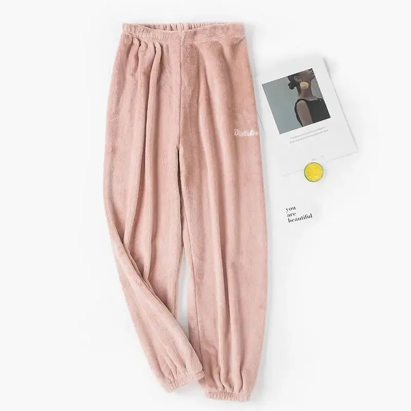 Women’s Warm Velvet Fleece 2-Piece Set - Cozy Pullover & Pants